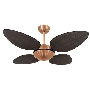 Ventilador De Teto Volare Office Petalo Palmae Tabaco 127V