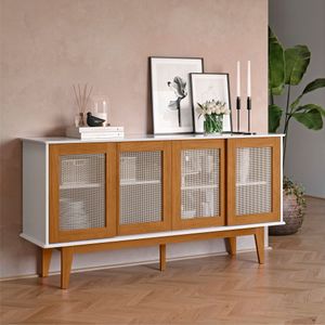 Buffet Sevilha 4 Portas Branco Nature