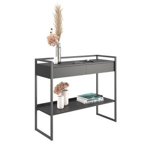 Aparador Com Prateleira Dexter Preto Onix