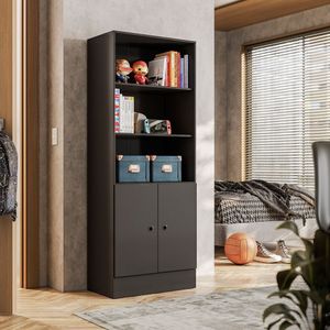 Armario Organizador Gorizia Preto Fosco