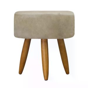 Puff Decorativo Redondo - Cappuccino Cappuccino