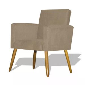 Poltrona Decorativa Nina - Cappuccino Cappuccino