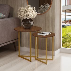 Mesinha Redonda Jogo Jade Pé De Aço Estilo Moderno Luxo