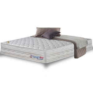 Colchão Queen Com Molas Ensacadas Cama Inbox Wonderful Branco 158x198x32