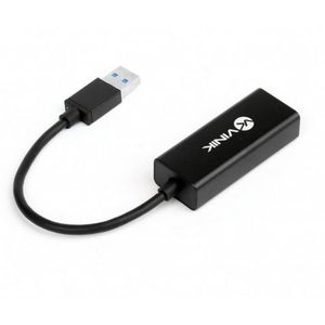 Adaptador De Rede Vinik Gigabit Rj-45/usb 3.0 Adrj45 Preto