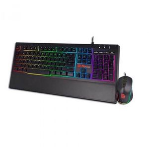 Kit Teclado Mouse Gamer Challenger Elite Rgb Preto