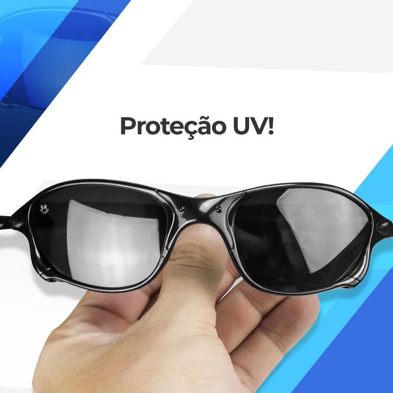 Óculos De Sol Masculino Proteção Uv Moderno Juliet Esportivo