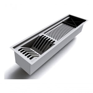 Calha 77 Gourmet Canal Organizador Escorredor Inox