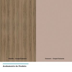 Paneleiro Simples 40cm 2 Portas Lari Vanilla C/Connect