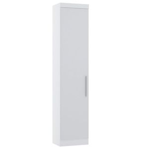 Guarda Roupa Sapateira Modulado 50cm 1 Porta Alpes Luciane Móveis Branco Pf Com Branco Pf