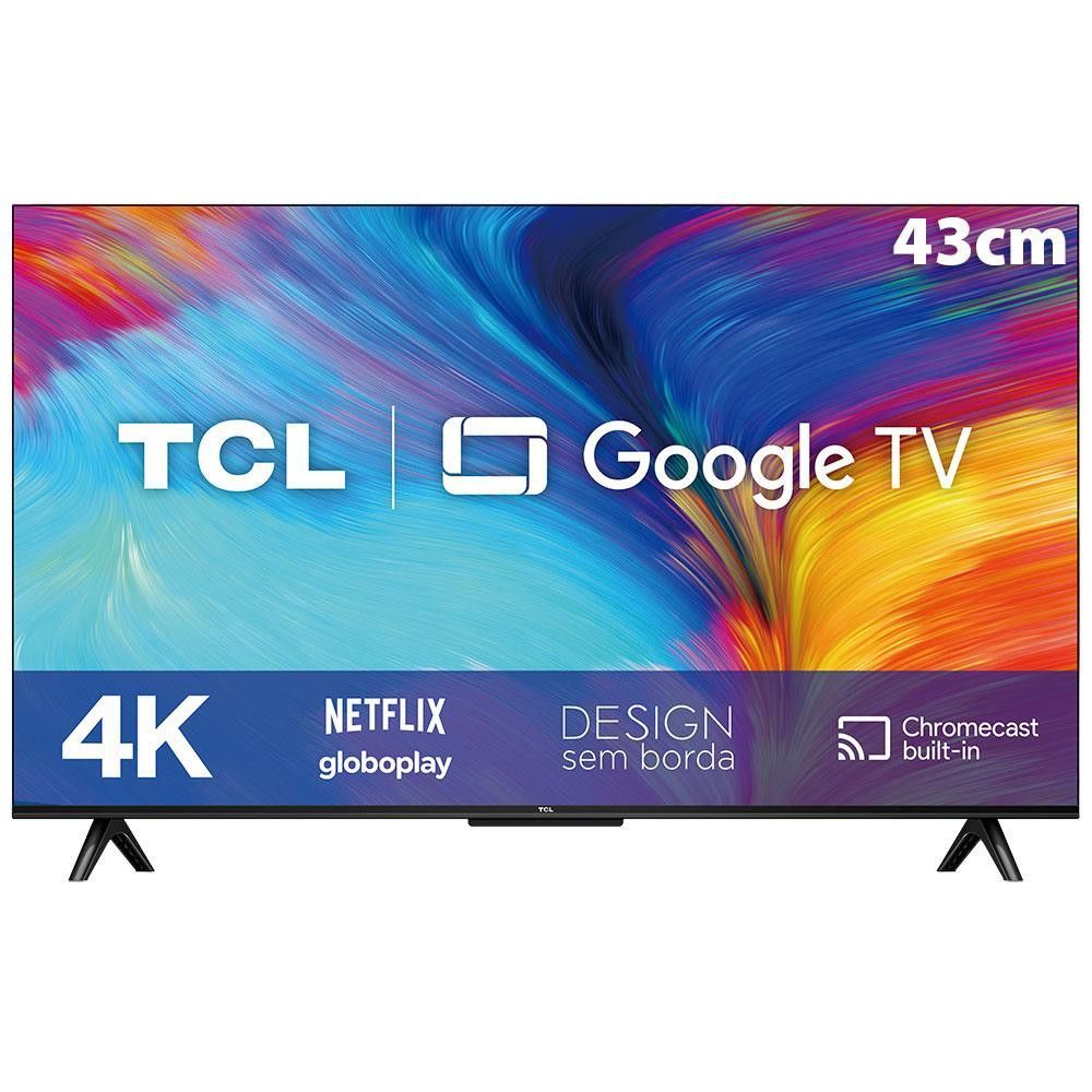 Smart Tv Led 43 Pol 4k 43p635 Hdr Wifi Dual Band Bluetooth Controle Remoto C/Comando De Voz Preto Menor preço em Smart Tv Led 43 Pol 4k 43p635 Hdr Wifi Dual Band Bluetooth Controle Remoto C/Comando De Voz Preto