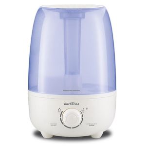 Umidificador Britânia Bud04B Desligamento Automático 4,8 Litros Branco Com Azul Bivolt