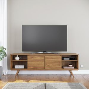 Rack Para Tv Até 70" Liverpool Moov Jatobá