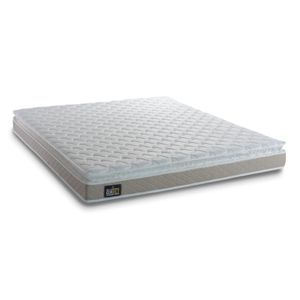 Colchão Casal Espuma D33 138x188x19cm Bege/Branco