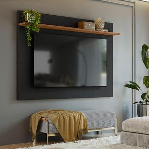Painel Para Tv Até 70 Polegadas 1,80M Nt1305 Freijó / Preto Fre Pre