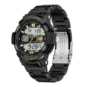 Relógio Lige 8969 Masculino Prova D'água Ouro
