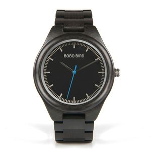 Relógio Masculino De Madeira Bobo Bird O03 Não À Prova D' Água
