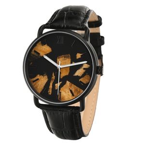 Relógio Masculino De Madeira Bobo Bird Wp01 À Prova D'Água Laranja