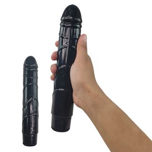 Penis Dildo Vibrador Preto Grande Vaginal Estimulaçao Ponto
