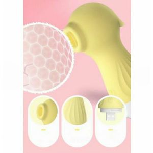 Sugador De Clitóris E Mamilos Recarregável Amarelo