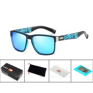 Óculos Escuros Dubery Polarizados Quadrado Lentes Uv Preto
