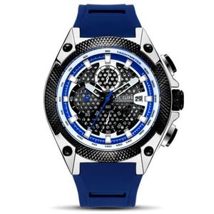 Relógio Masculino Pulseira De Silicone A Prova D´Agua