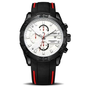 Relógio Masculino Esportivo De Silicone Movimento Luminoso