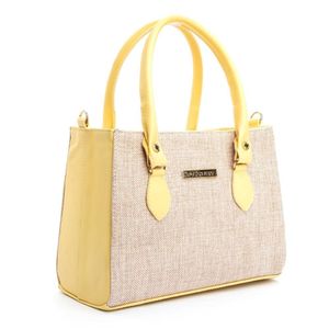 Bolsa Feminina Fashion Média Transversal E De Mão Amarelo
