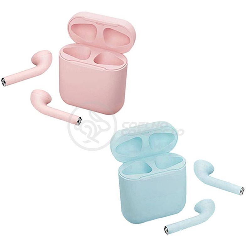 Kit 2 Inpods I12 Tws Fone De Ouvido Azul E Rosa WebContinental