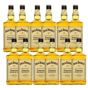 Kit 12 Whisky Jack Daniel'S Honey Original 375Ml Uísque