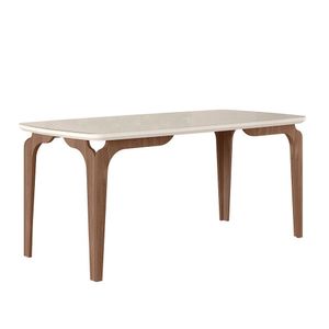 Mesa Para Sala De Jantar Romênia 1,83 X 0,90 Amêndoa