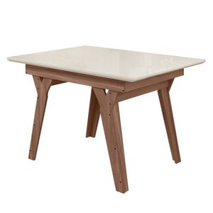 Mesa Para Sala De Jantar Dubai 1,10 X 0,84 Amêndoa