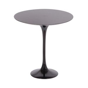 Mesa Saarinen Lateral São Gabriel 51cm - Base Preta