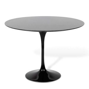 Mesa Saarinen Redonda São Gabriel 90cm - Base Preta