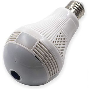 Camera Ip Lampada Panoramica Seguraça Vr 360 Wifi Led V380S