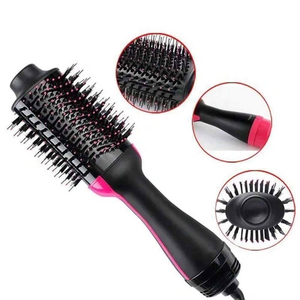 3-em-1 pente secador de cabelo profissional com flyaway acessório seca