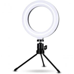Iluminador De Led Ring Light 16Cm Com Cabo Usb Para Maquiagem/Fotos