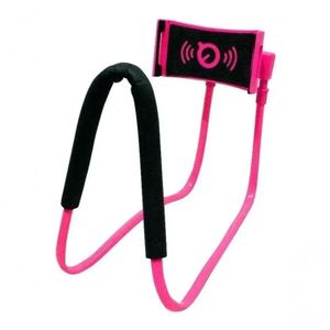 Suporte De Celular Pra Pescoço Articulado Rosa
