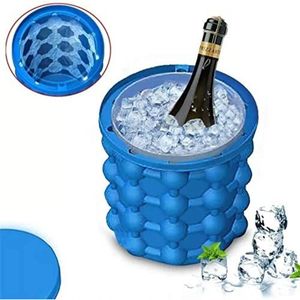 Balde Forma De Gelo Silicone Ice Magic Cube -