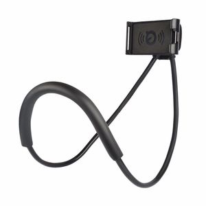 Suporte Celular Multifunção Mesa Pescoço Self - Preto