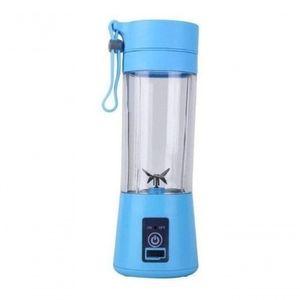 Copo Mixer Liquidificador Portátil Carregador Pessoal Q-1359 -Usb Azul