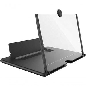 Ampliador De Tela Para Celular, Amplificador De Tela 3d Portátil Dobrável Preta