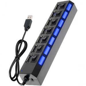 Hub Usb 7 Portas 2.0 Hd Extensor Pen Drive Hd