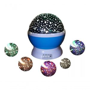 Luminária Projetor Estrela 360º Galaxy Star Master Azul