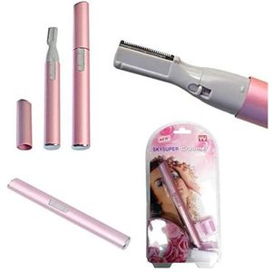 Mini Depilador Elétrico Para Sobrancelhas E Buço Caneta Rosa