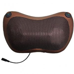 Massageador Tipo Almofada Shiatsu Corpo Todo Com Infravermelho Tomada E Veicular