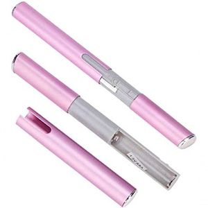 Depilador Aparador Feminino Facial Pelos Sobrancelhas Nariz Caneta Rosa