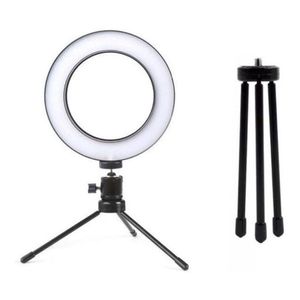 Iluminador Ring Light 16cm Usb Led Misto 3500k 5500k + Tripe
