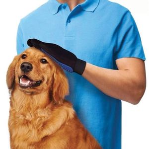 Luva Escova Nano Magnética Tira Pelos Dos Pets Cães E Gatos