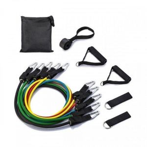 Kit 11 Elastico Extensor Treino Academia Exercícios Em Casa Jt-003 Lt-011
